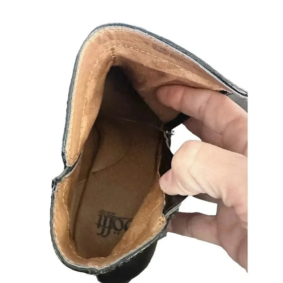 Sofft Women's Wera Boot Black Leather Block Elegant Comfy Heel Bootie Size 9 - Picture 8 of 8